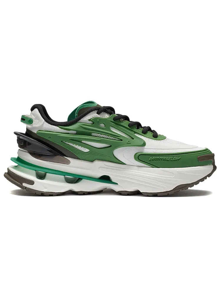 (WMNS) Li-Ning Countflow Wu Xing Xingshan 'Black White Green' — изображение 2 из 2, черный/белый/зеленый