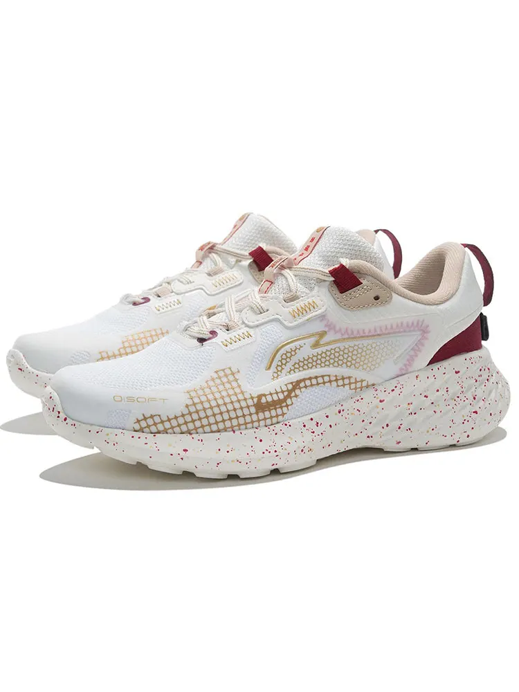 Спортивные кроссовки (WMNS) Li-Ning Soft Element Sport Leisure 'White' — изображение 3 из 7, белый