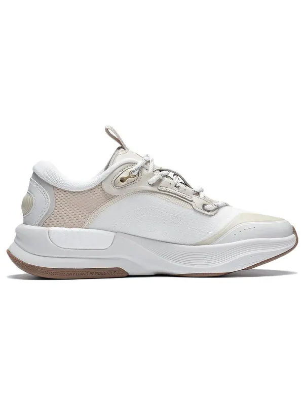 Кроссовки юнджи Li-Ning — изображение 2 из 4, белый/серый/коричневый