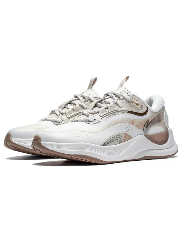 Кроссовки юнджи Li-Ning — изображение 3 из 4, белый/серый/коричневый