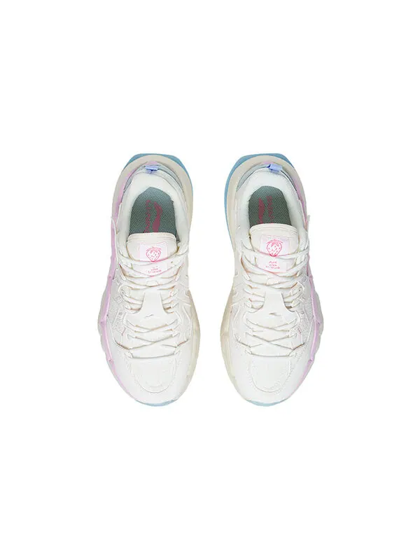 Кроссовки flex спортивная обувь Li-Ning — изображение 4 из 4, бежевый/синий/фиолетовый
