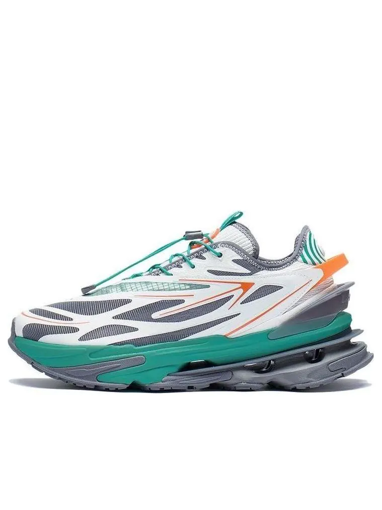 Li-Ning Countflow Wu Xing Xingshan V3 «Белый Серый Зеленый» — изображение 1 из 5, белый/серый/зеленый