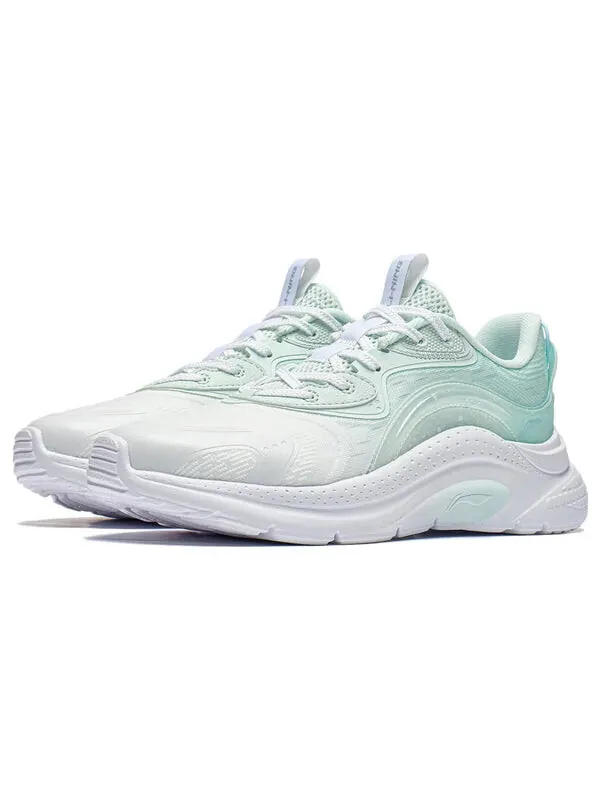 Кроссовки парящие облака Li-Ning — изображение 3 из 4, белый/зеленый