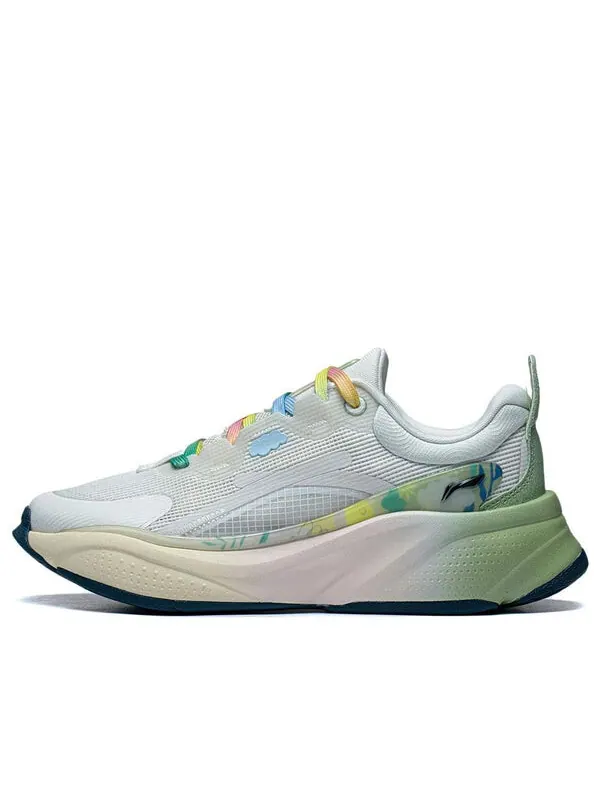 Кроссовки мягкие Li-Ning — изображение 1 из 4, серый/зеленый