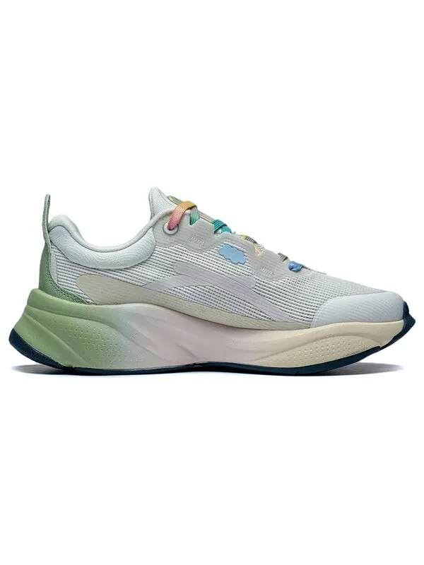 Кроссовки мягкие Li-Ning — изображение 2 из 4, серый/зеленый