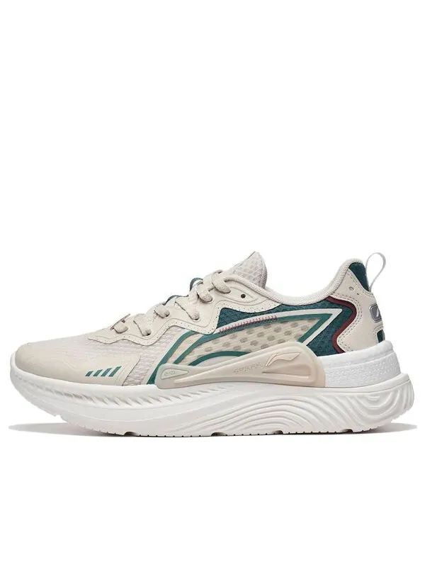 Кроссовки qingyou Li-Ning — изображение 1 из 4, бежевый/зеленый/белый