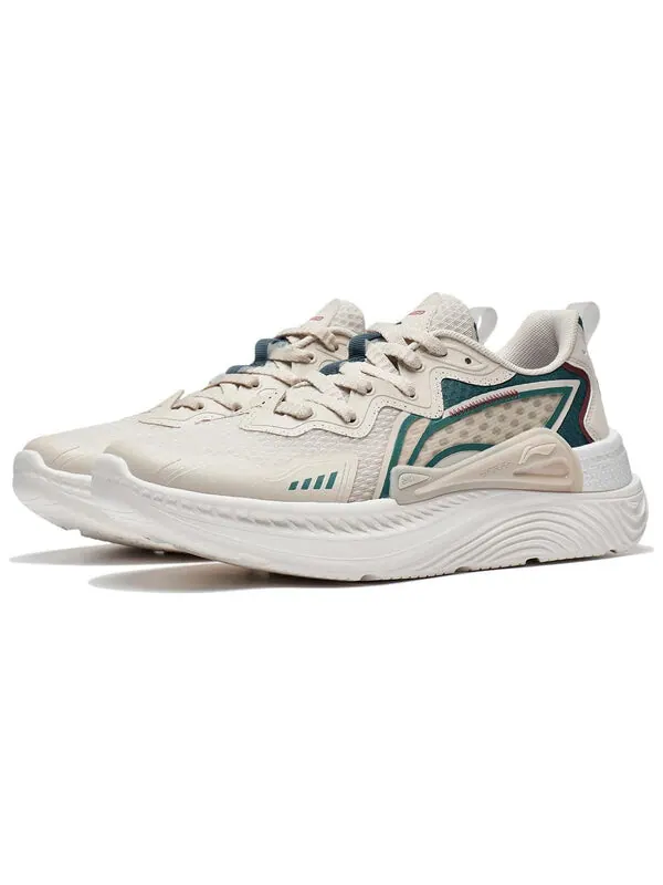 Кроссовки qingyou Li-Ning — изображение 3 из 4, бежевый/зеленый/белый