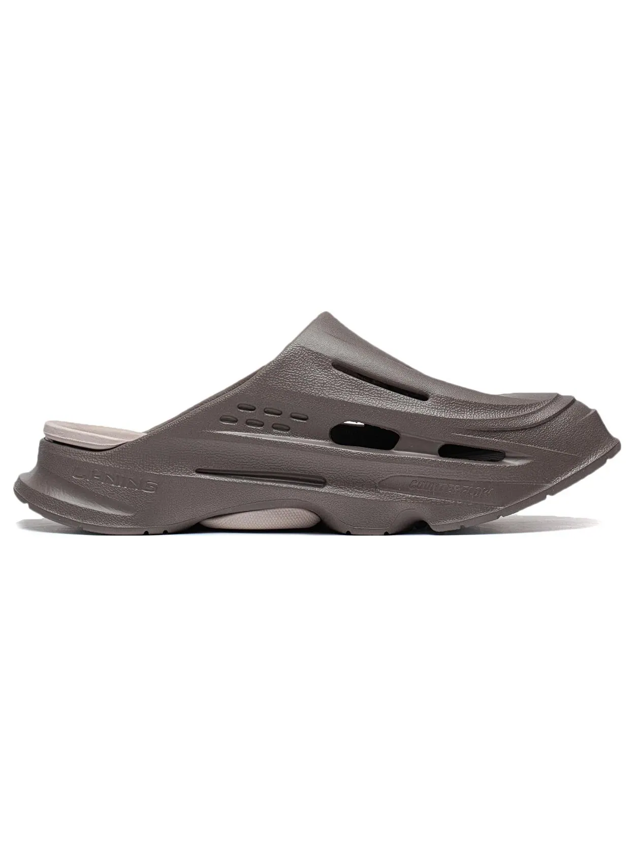 Шлепанцы Li-Ning CF XingShan Slides 'Brown' — изображение 3 из 5, коричневый