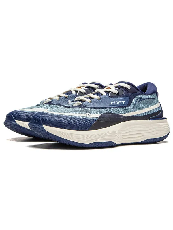 Кроссовки x xiao zhan мягкие теплые Li-Ning — изображение 4 из 4, темно-синий/бежевый