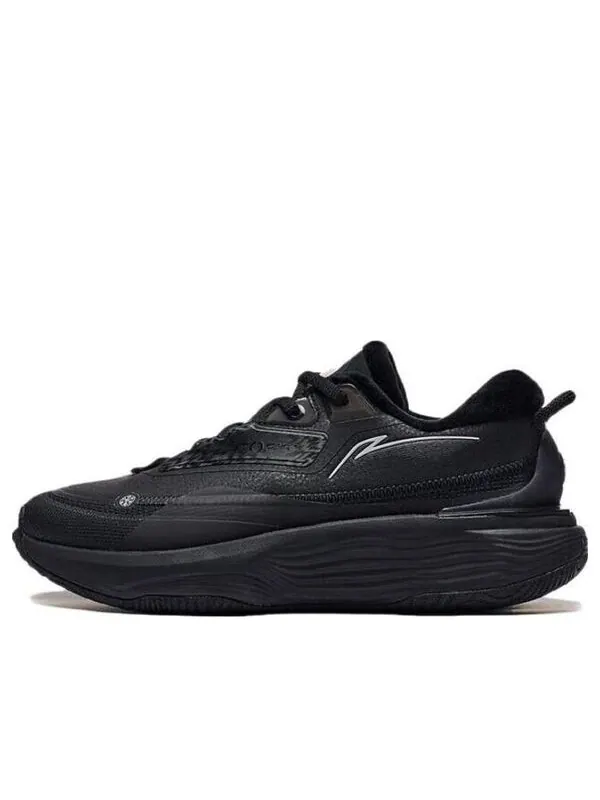 Кроссовки мягкие теплые флисовые Li-Ning — изображение 1 из 4, черный/серебристый