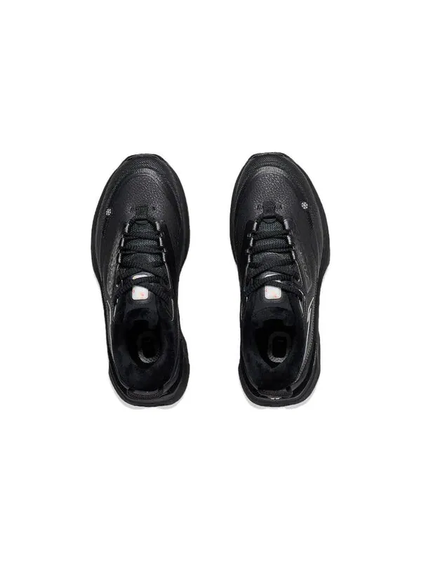 Кроссовки мягкие теплые флисовые Li-Ning — изображение 4 из 4, черный/серебристый