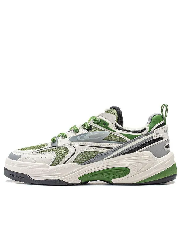 Кроссовки сияющая звезда 2 Li-Ning — изображение 1 из 4, белый/серый/зеленый