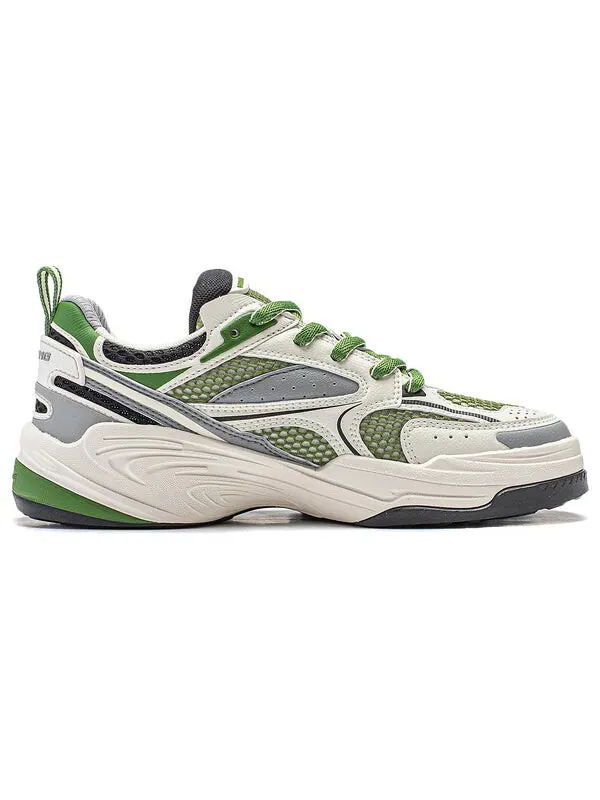 Кроссовки сияющая звезда 2 Li-Ning — изображение 2 из 4, белый/серый/зеленый