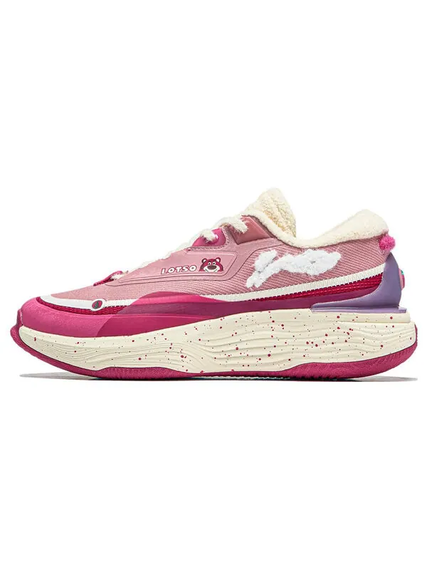Кроссовки мягкие теплые x история игрушек Li-Ning — изображение 2 из 4, розовый/белый/бежевый