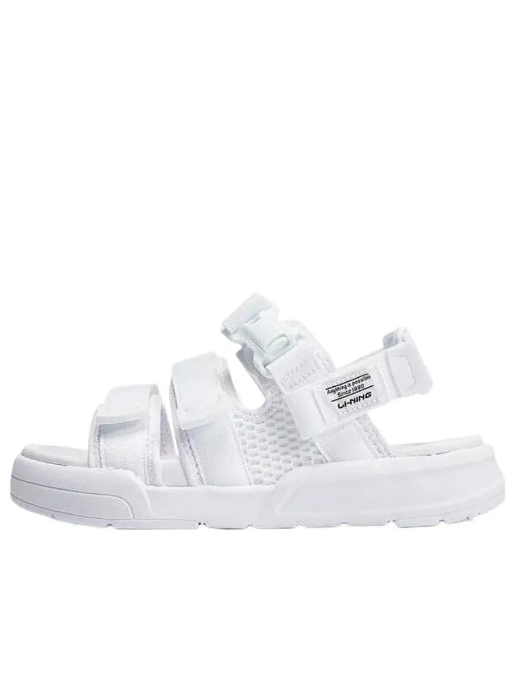 Сандалии Li-Ning Coca Sandals 'White' — изображение 1 из 5, белый