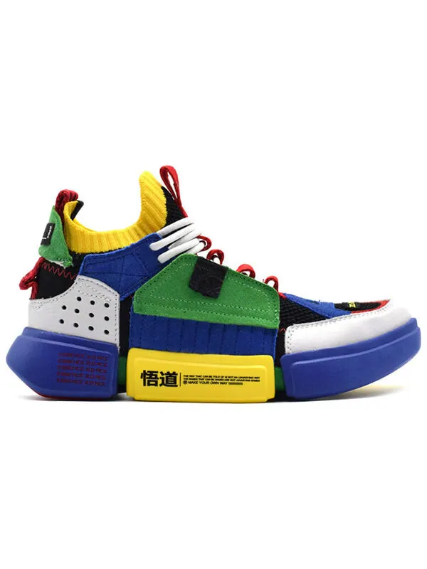 Кроссовки бродят культура Li-Ning — изображение 2 из 4, красный/синий/зеленый