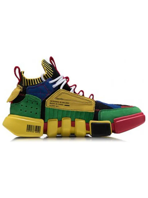 Кроссовки wade essence 2 ace Li-Ning — изображение 2 из 4, красный/желтый/зеленый