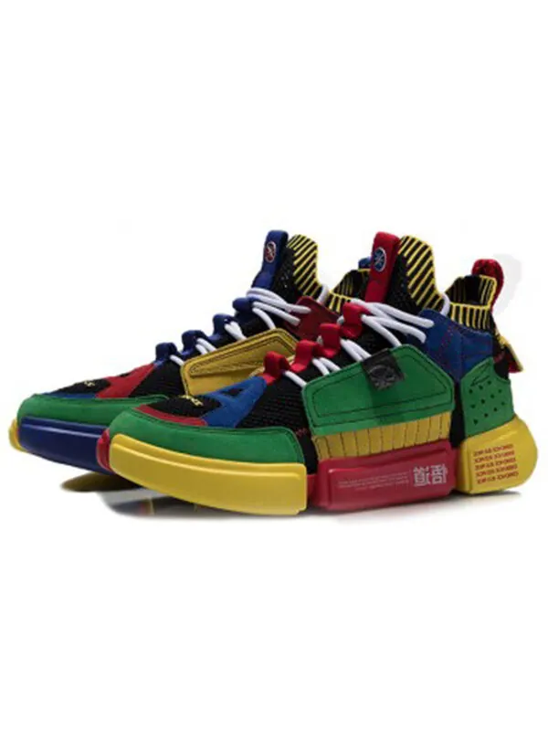Кроссовки wade essence 2 ace Li-Ning — изображение 3 из 4, красный/желтый/зеленый