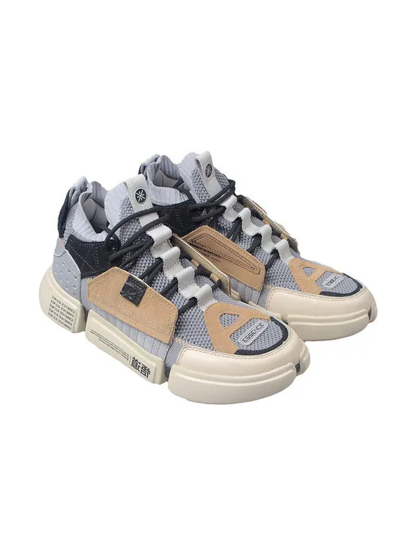 Кроссовки essence 2 ace Li-Ning — изображение 3 из 4, серый/зеленый