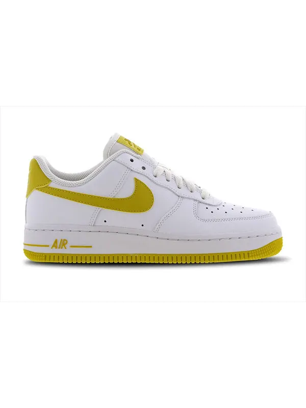 Кроссовки air force 1 низкие Nike — изображение 2 из 4, белый/желтый