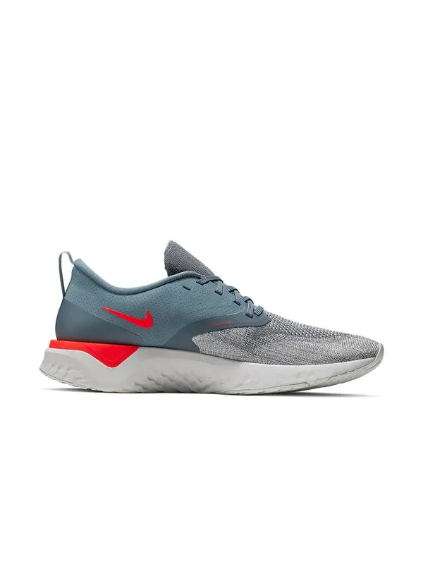 Кроссовки odyssey react flyknit 2 Nike — изображение 2 из 4, серый/синий