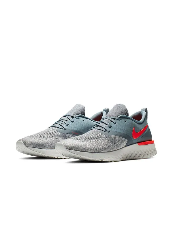 Кроссовки odyssey react flyknit 2 Nike — изображение 3 из 4, серый/синий