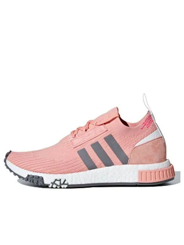 Кроссовки nmd racer primeknit Adidas — изображение 1 из 4, розовый/белый