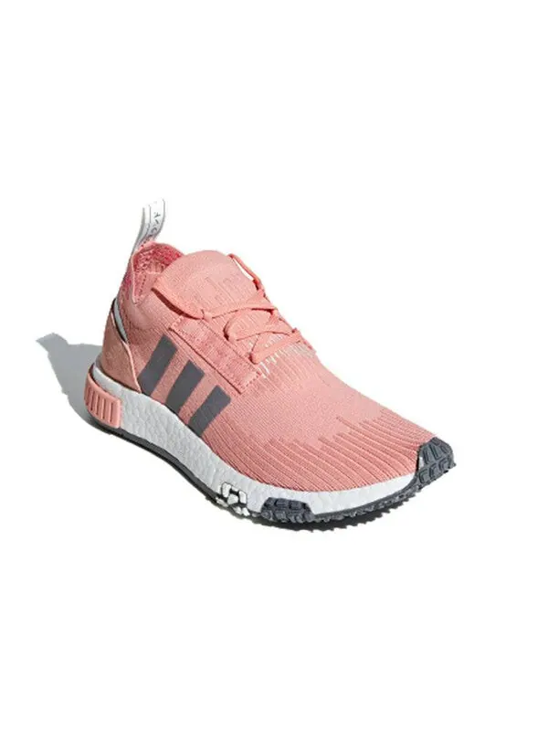 Кроссовки nmd racer primeknit Adidas — изображение 2 из 4, розовый/белый