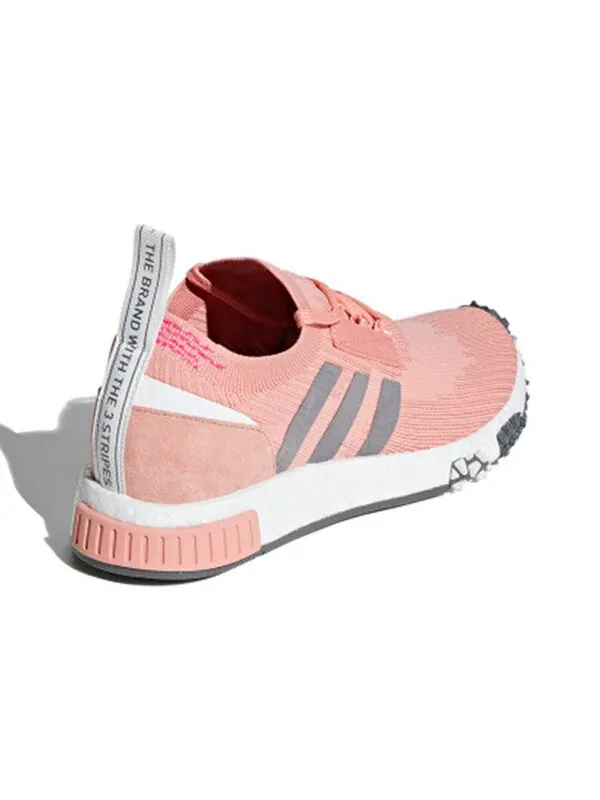 Кроссовки nmd racer primeknit Adidas — изображение 3 из 4, розовый/белый