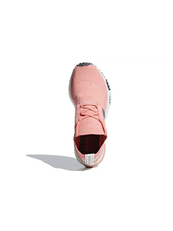Кроссовки nmd racer primeknit Adidas — изображение 4 из 4, розовый/белый