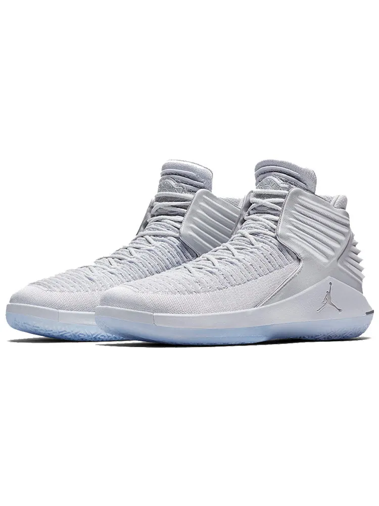 Кроссовки Air Jordan 32 PF 'Pure Platinum' AH3348-007 — изображение 2 из 4, платиновый