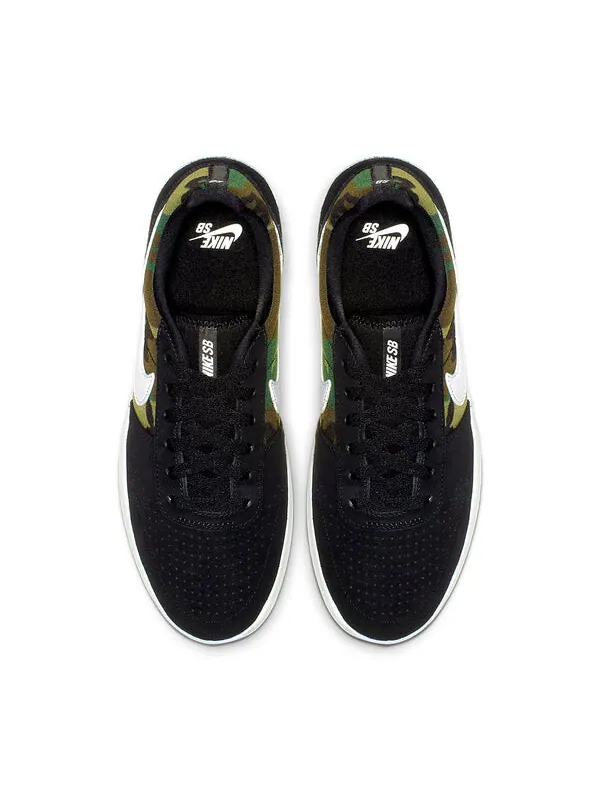 Кроссовки team classic sb Nike — изображение 4 из 4, черный/белый/зеленый