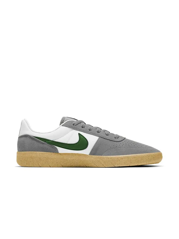 Кроссовки team classic sb Nike — изображение 2 из 3, серый белый зеленый
