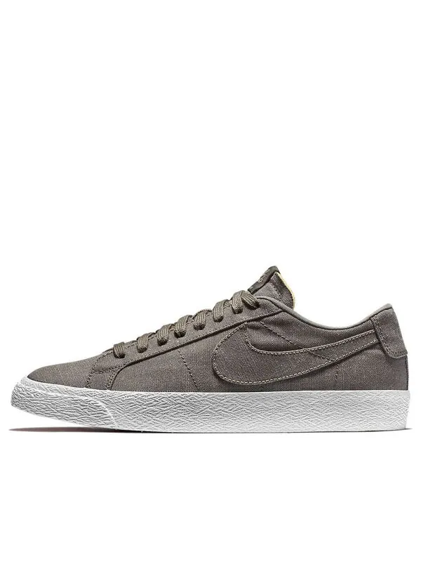 Кроссовки zoom blazer low sb canvas deconstructed Nike — изображение 1 из 4, серый