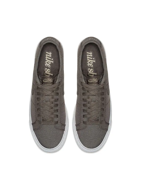 Кроссовки zoom blazer low sb canvas deconstructed Nike — изображение 4 из 4, серый