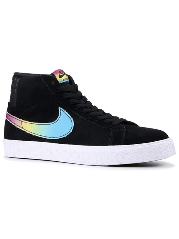 Кроссовки lance mountain x sb blazer mid '78/17' Nike — изображение 2 из 3, черный/мульти
