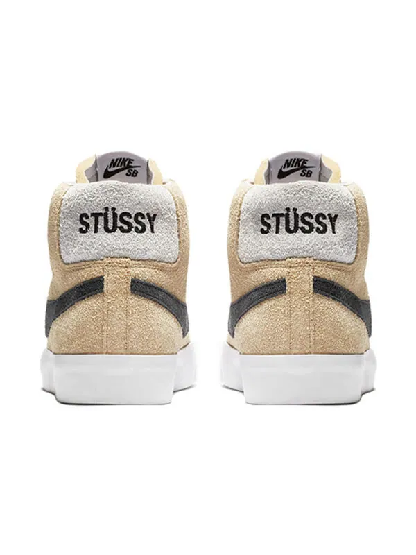 Кроссовки x stussy sb blazer mid 'midwest gold' Nike — изображение 4 из 4, бежевый