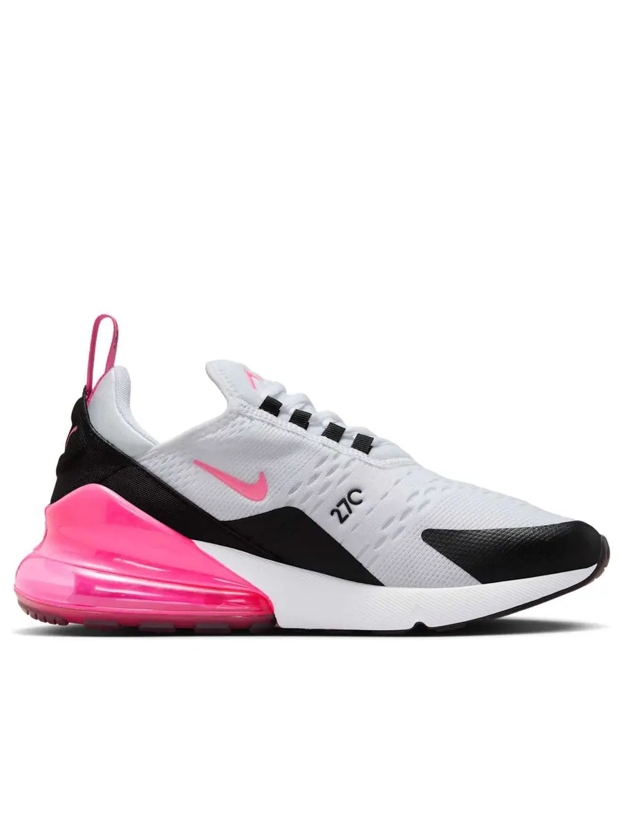 Кроссовки (WMNS) Nike Air Max 270 'White Black Hyper Pink' — изображение 2 из 6, белый