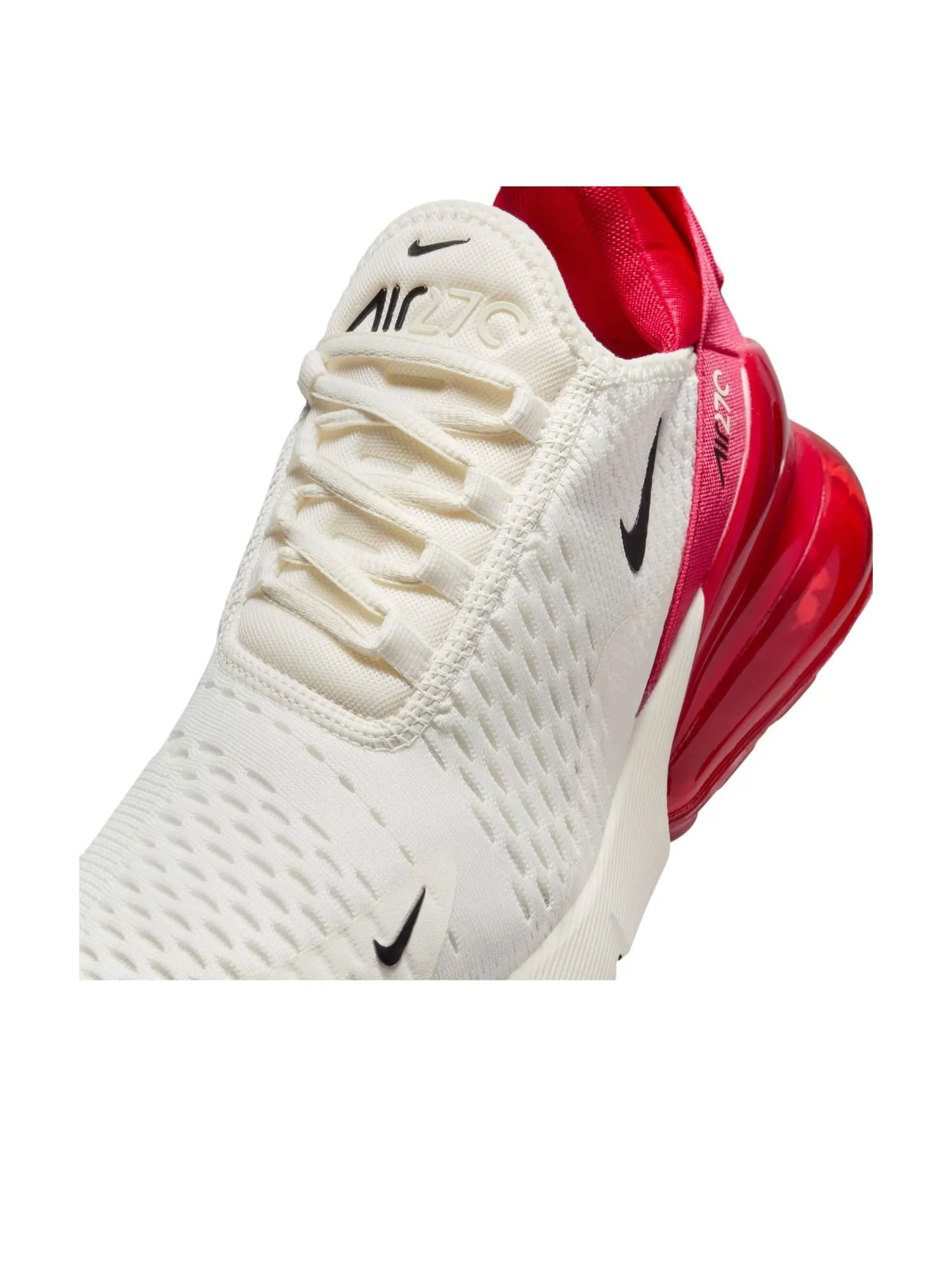 (WMNS) Nike Air Max 270 'Sail Gym Red' — изображение 4 из 4, красный/черный