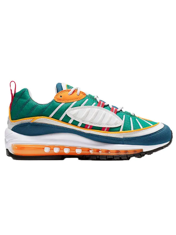 Кроссовки air max 98 Nike — изображение 2 из 4, синий/зеленый/белый