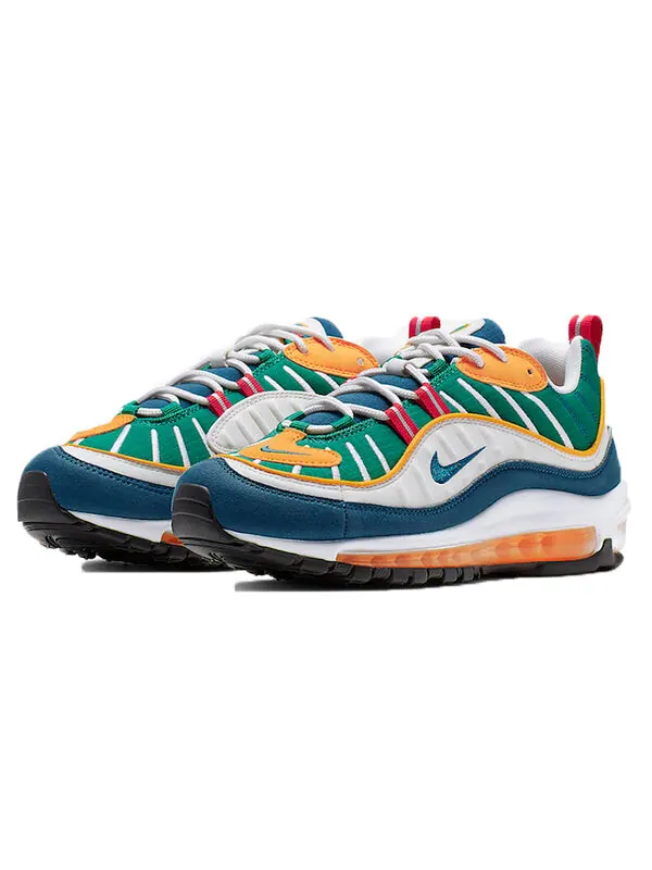 Кроссовки air max 98 Nike — изображение 3 из 4, синий/зеленый/белый