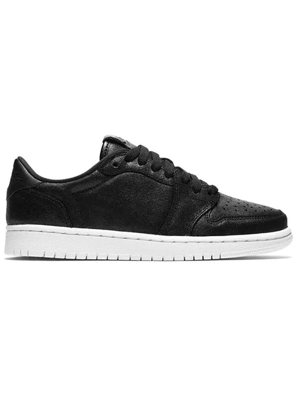 Кроссовки 1 ретро низкие Air Jordan — изображение 2 из 4, черный белый