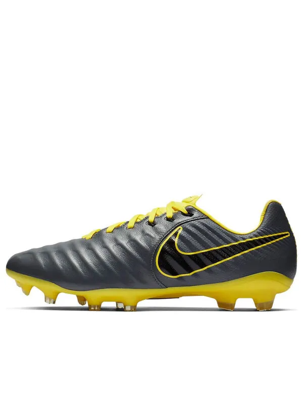 Кроссовки Tiempo Legend 7 Pro FG Nike — изображение 1 из 4, серый/желтый