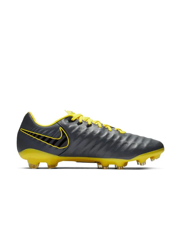 Кроссовки Tiempo Legend 7 Pro FG Nike — изображение 2 из 4, серый/желтый