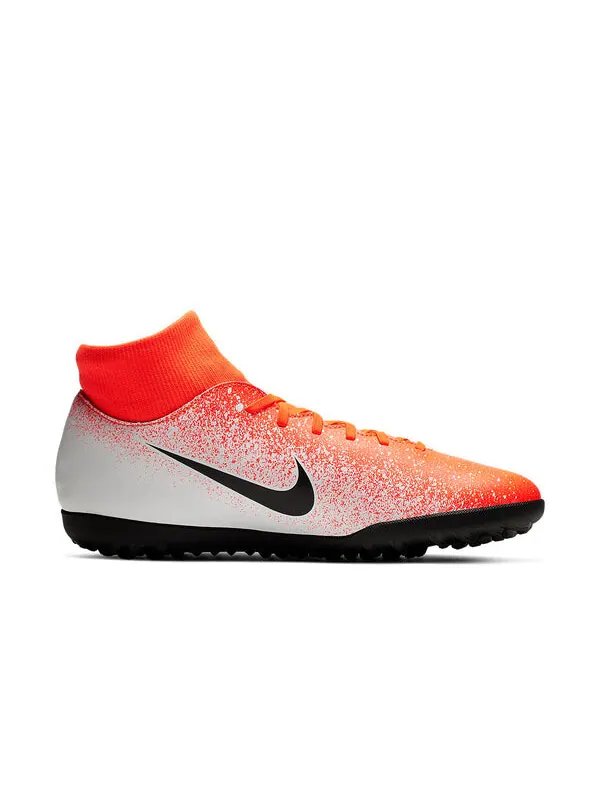 Кроссовки mercurial superfly 6 club turf Nike — изображение 2 из 4, белый/оранжевый