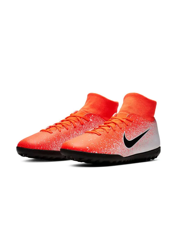 Кроссовки mercurial superfly 6 club turf Nike — изображение 3 из 4, белый/оранжевый