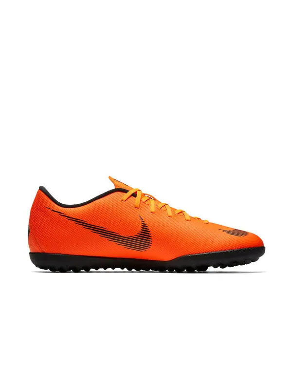 Кроссовки mercurialx vaporx 12 club tf 'total orange' Nike — изображение 2 из 4, оранжевый/черный