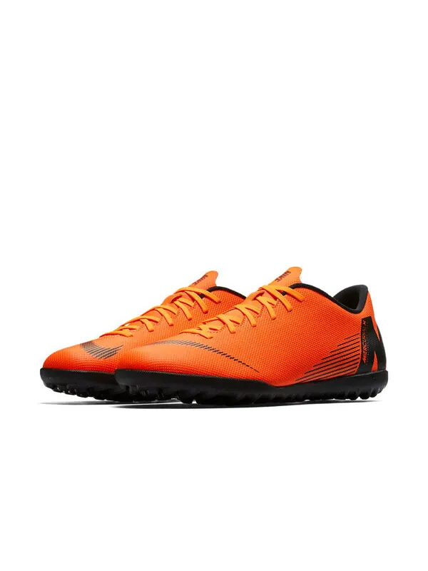 Кроссовки mercurialx vaporx 12 club tf 'total orange' Nike — изображение 3 из 4, оранжевый/черный