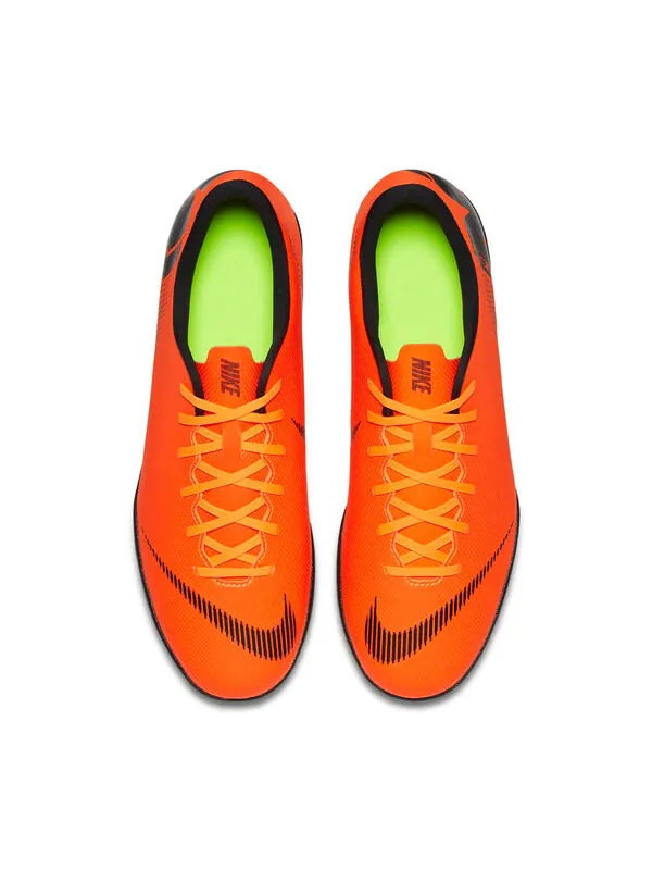 Кроссовки mercurialx vaporx 12 club tf 'total orange' Nike — изображение 4 из 4, оранжевый/черный