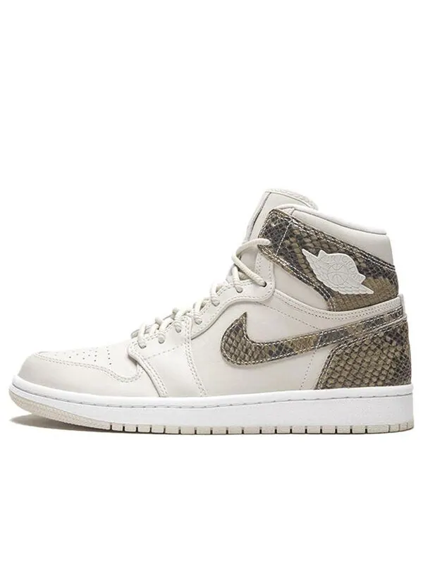Кроссовки 1 retro high premium 'phantom' Air Jordan — изображение 1 из 4, белый